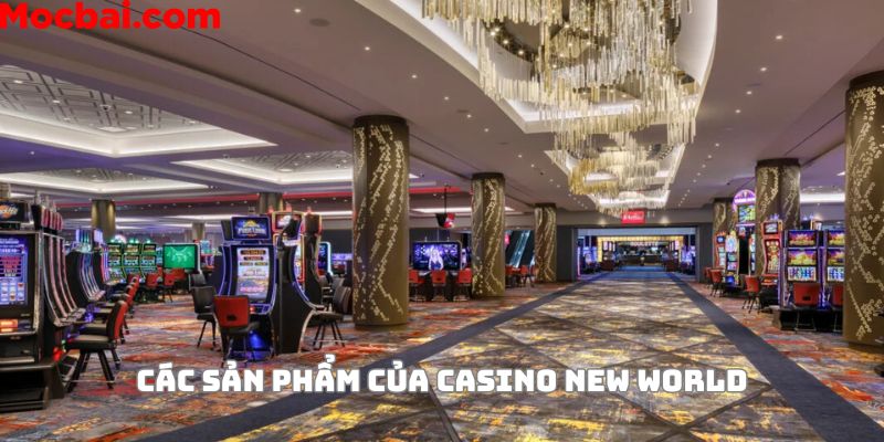 Các sản phẩm giải trí có tại Casino New World